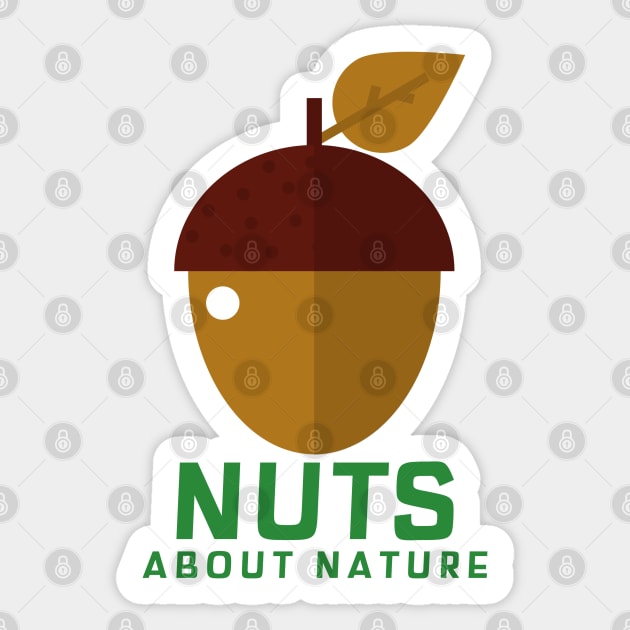 Nuts About Nature Sticker by barn-of-nature